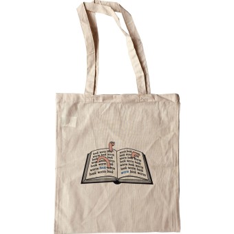 Book Worm Tote Bag