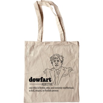 Boris Johnson "Dowfart" Tote Bag