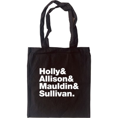 Buddy Holly and The Crickets Line-Up Tote Bag