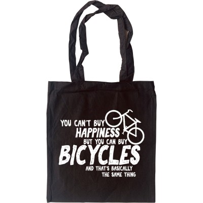 You Can't Buy Happiness But You Can Buy Bicycles Tote Bag