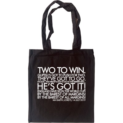 Ian Smith "By The Barest Of Margins!" Tote Bag
