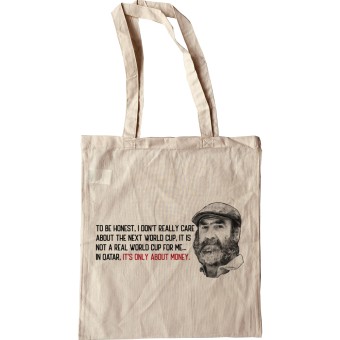 Eric Cantona "Not A Real World Cup" Tote Bag