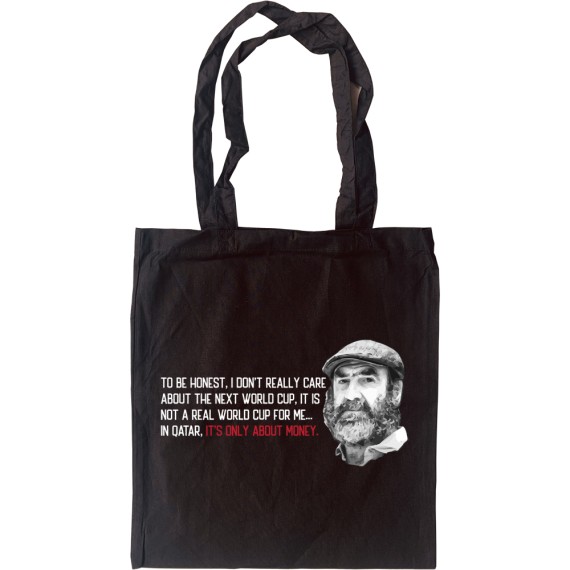 Eric Cantona "Not A Real World Cup" Tote Bag