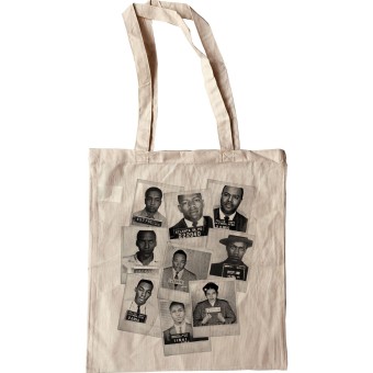 Civil Rights Heroes Mugshots Tote Bag