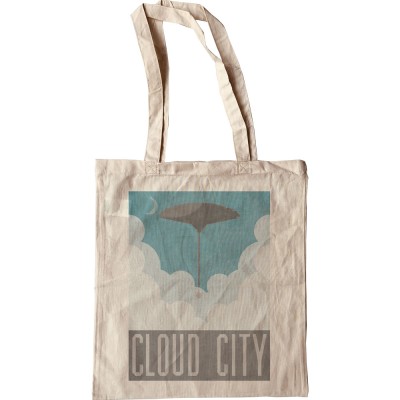 Cloud City Travel Poster Tote Bag