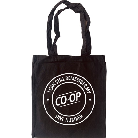 I Can Still Remember My Co-Op Divi Number Tote Bag