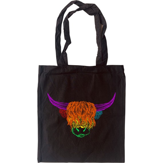 Psychedelic Cattle Variant One Tote Bag