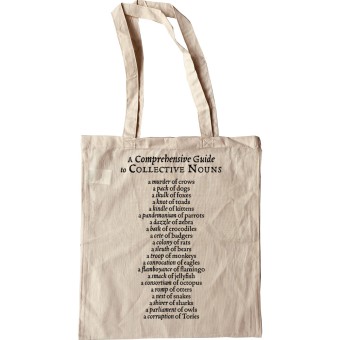 A Comprehensive Guide to Collective Nouns Tote Bag