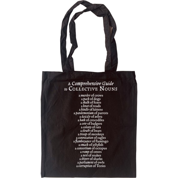 A Comprehensive Guide to Collective Nouns Tote Bag