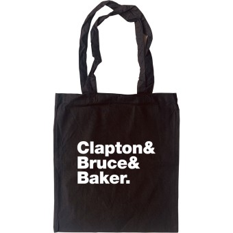 Cream Line-Up Tote Bag