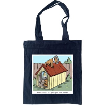 Dog Satellite Dish Tote Bag