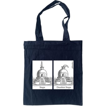 Drunken Stupa Tote Bag