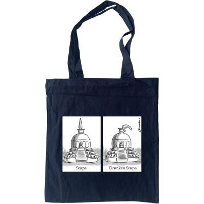 Drunken Stupa Tote Bag