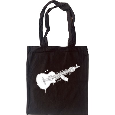 Bob Dylan "Peace" Quote Tote Bag