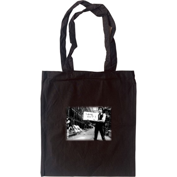 Bob Dylan "Look Out" Tote Bag