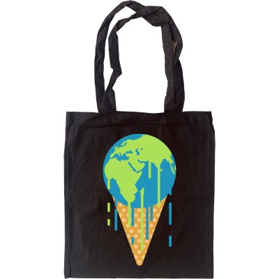Earth is Melting Tote Bag