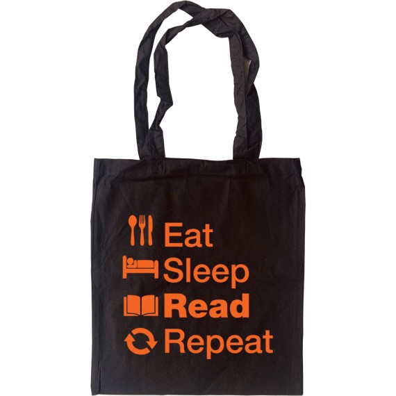 Eat Sleep Read Repeat Tote Bag