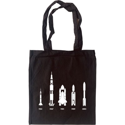 The Evolution of Spaceflight Tote Bag