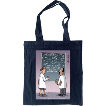 The First Rule of Social Media Tote Bag