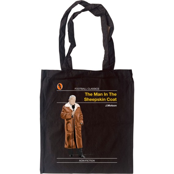 Football Classics: The Man in The Sheepskin Coat by John Motson Tote Bag