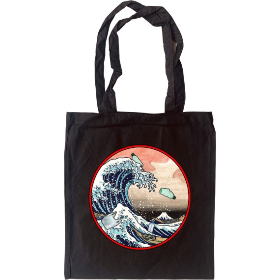 The Great Wave Off Kanagawa (Ocean Plastics) Tote Bag