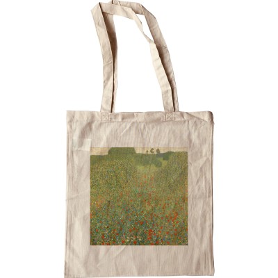 Gustav Klimt "Blooming Poppies" Tote Bag