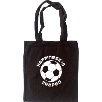 Happiness is Football Shaped Tote Bag