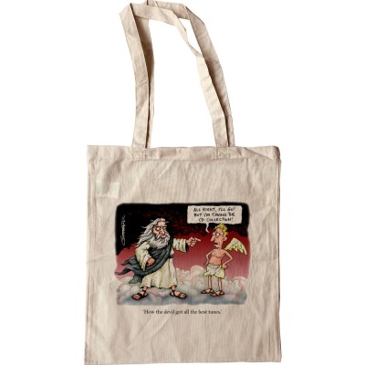How The Devil Got All The Best Tunes Tote Bag