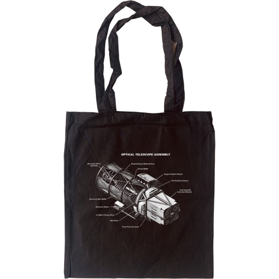 Hubble Telescope Diagram Tote Bag
