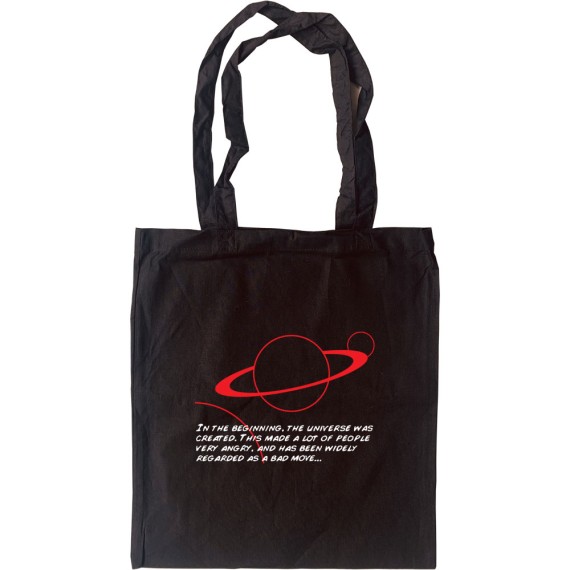 Hitch-Hikers' Guide "In The Beginning" Tote Bag