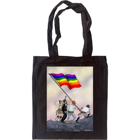 Iwo Jima Pride Flag Tote Bag