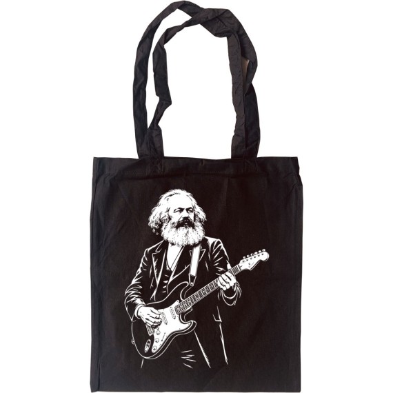 Karl Marx Guitarist Tote Bag