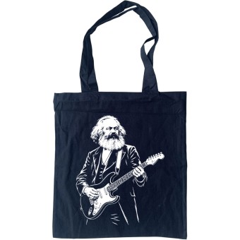 Karl Marx Guitarist Tote Bag