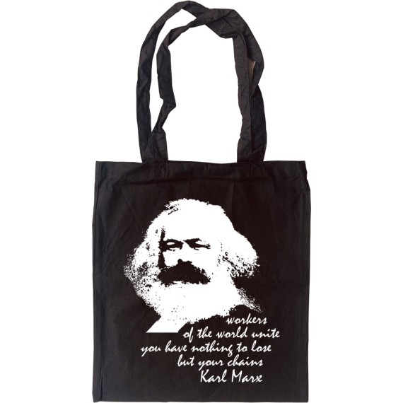 Karl Marx "Workers" Quote Tote Bag