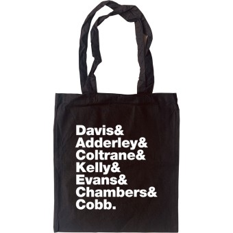 Miles Davis "Kind Of Blue" Line-Up Tote Bag