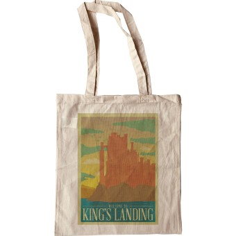 King's Landing Travel Poster Tote Bag