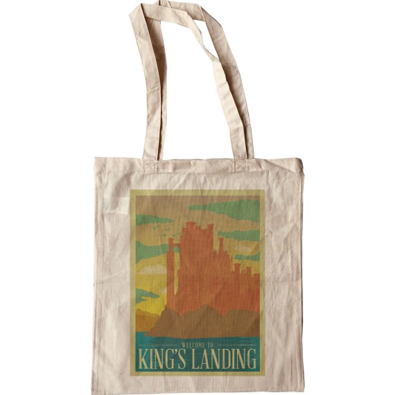 King's Landing Travel Poster Tote Bag