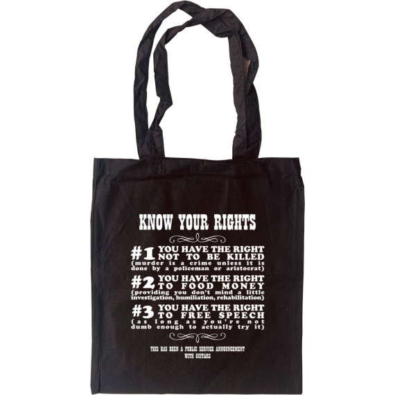 Know Your Rights Tote Bag