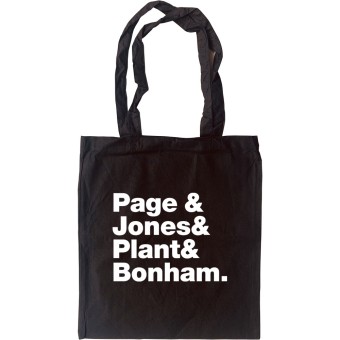 Led Zeppelin Line-Up Tote Bag