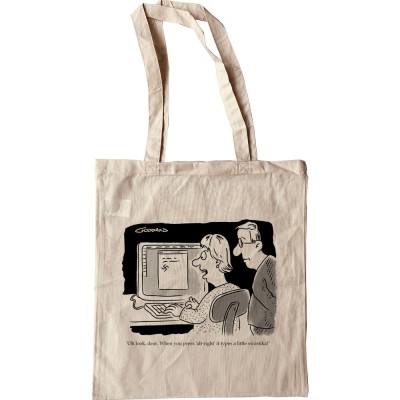 Little Swastika Keyboard Shortcut Tote Bag