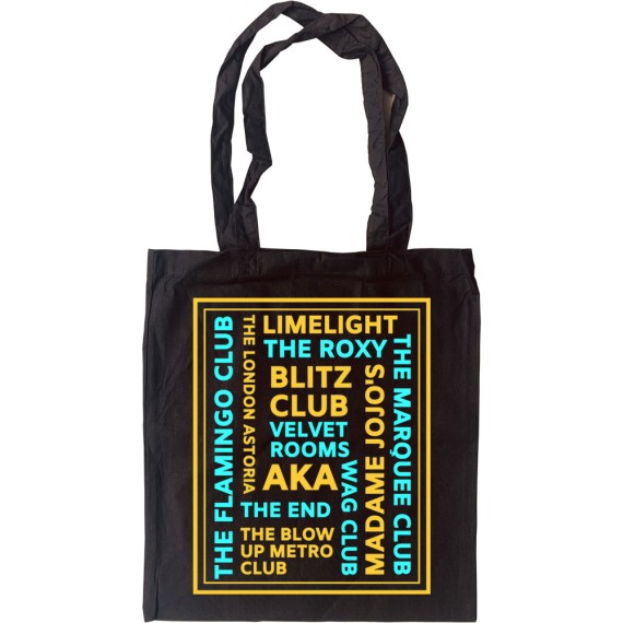 London West End Nightclubs Tote Bag
