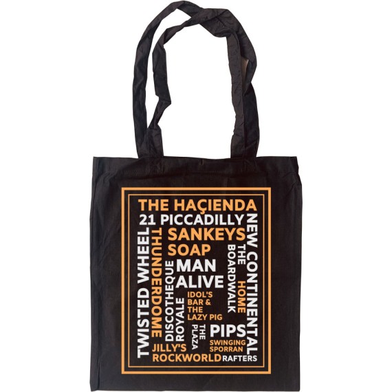 Nightclubs Manchester Tote Bag