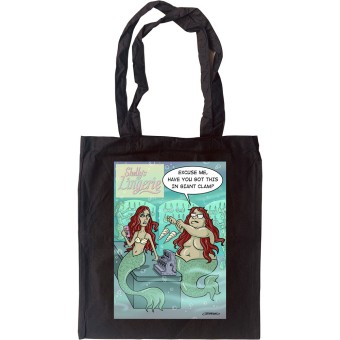 Mermaid Buying A Bra Tote Bag