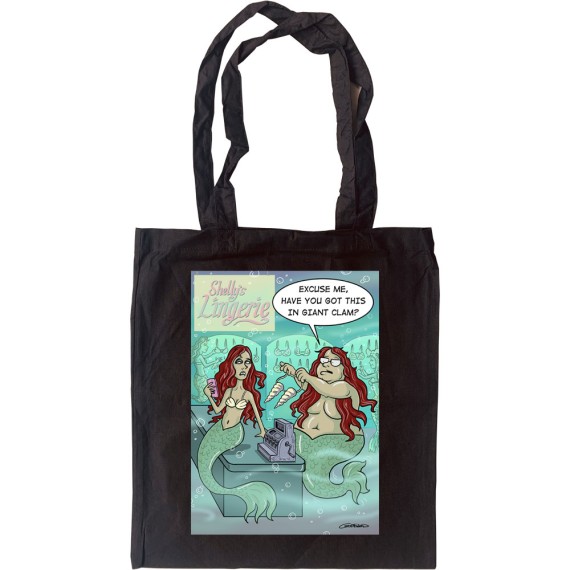 Mermaid Buying A Bra Tote Bag
