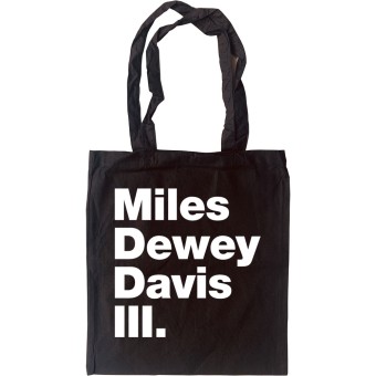 Miles Dewey Davis III Tote Bag