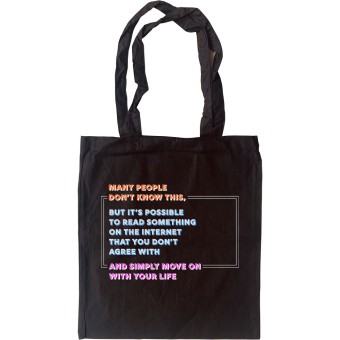 Move On With Your Life Tote Bag
