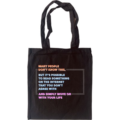 Move On With Your Life Tote Bag