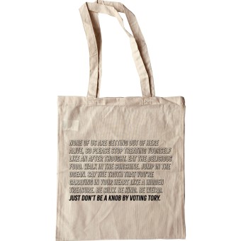 None of Us Are Getting Out of Here Alive Tote Bag