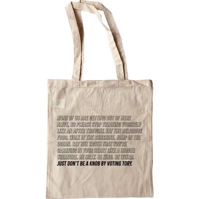 None of Us Are Getting Out of Here Alive Tote Bag