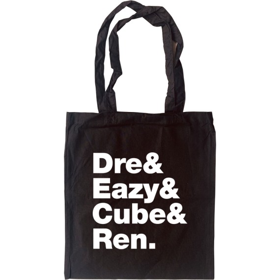 NWA (Dre & Eazy & Cube & Ren) Line-Up Tote Bag